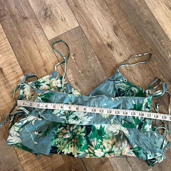 H&M Cropped Ruffle Top size S - Picture 6 of 8